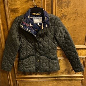 Joules Women's Olive Quilted Puffer Jacket